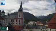 Archiv Foto Webcam Mariazell - Blick auf die Basilika 07:00