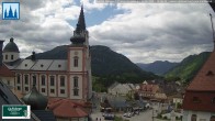 Archiv Foto Webcam Mariazell - Blick auf die Basilika 09:00