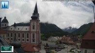 Archiv Foto Webcam Mariazell - Blick auf die Basilika 11:00