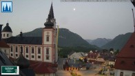 Archiv Foto Webcam Mariazell - Blick auf die Basilika 03:00