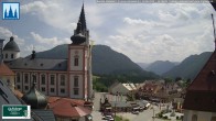 Archiv Foto Webcam Mariazell - Blick auf die Basilika 13:00