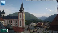 Archiv Foto Webcam Mariazell - Blick auf die Basilika 17:00