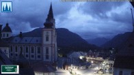 Archiv Foto Webcam Mariazell - Blick auf die Basilika 03:00