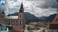 Archiv Foto Webcam Mariazell - Blick auf die Basilika 11:00