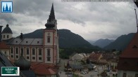 Archiv Foto Webcam Mariazell - Blick auf die Basilika 09:00