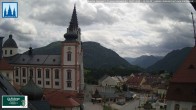 Archiv Foto Webcam Mariazell - Blick auf die Basilika 13:00