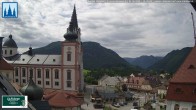 Archiv Foto Webcam Mariazell - Blick auf die Basilika 09:00