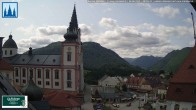 Archiv Foto Webcam Mariazell - Blick auf die Basilika 09:00