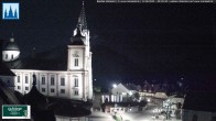 Archiv Foto Webcam Mariazell - Blick auf die Basilika 23:00