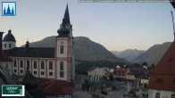 Archiv Foto Webcam Mariazell - Blick auf die Basilika 06:00
