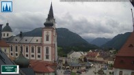 Archiv Foto Webcam Mariazell - Blick auf die Basilika 11:00