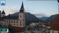 Archiv Foto Webcam Mariazell - Blick auf die Basilika 03:00