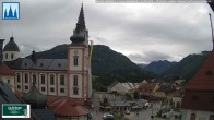 Archiv Foto Webcam Mariazell - Blick auf die Basilika 11:00
