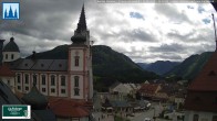 Archiv Foto Webcam Mariazell - Blick auf die Basilika 13:00