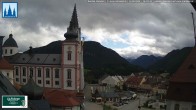 Archiv Foto Webcam Mariazell - Blick auf die Basilika 15:00