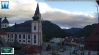 Archiv Foto Webcam Mariazell - Blick auf die Basilika 17:00