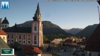 Archiv Foto Webcam Mariazell - Blick auf die Basilika 17:00
