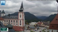 Archiv Foto Webcam Mariazell - Blick auf die Basilika 13:00