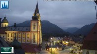 Archiv Foto Webcam Mariazell - Blick auf die Basilika 17:00