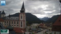 Archiv Foto Webcam Mariazell - Blick auf die Basilika 13:00
