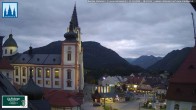 Archiv Foto Webcam Mariazell - Blick auf die Basilika 17:00