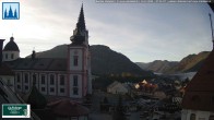 Archiv Foto Webcam Mariazell - Blick auf die Basilika 01:00