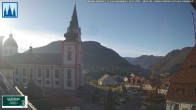 Archiv Foto Webcam Mariazell - Blick auf die Basilika 02:00