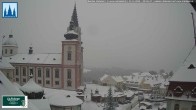 Archiv Foto Webcam Mariazell - Blick auf die Basilika 03:00