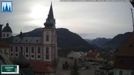 Archiv Foto Webcam Mariazell - Blick auf die Basilika 09:00