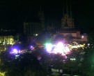 Archived image Webcam Erfurt - Cathedral Square 23:00