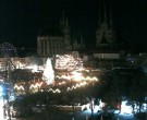 Archived image Webcam Erfurt - Cathedral Square 23:00