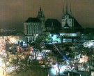 Archived image Webcam Erfurt - Cathedral Square 23:00