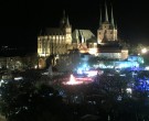 Archiv Foto Webcam Erfurter Domplatz 21:00