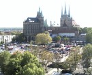 Archiv Foto Webcam Erfurter Domplatz 15:00