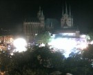Archiv Foto Webcam Erfurter Domplatz 23:00