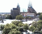 Archiv Foto Webcam Erfurter Domplatz 11:00
