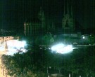 Archiv Foto Webcam Erfurter Domplatz 23:00