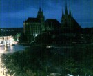 Archiv Foto Webcam Erfurter Domplatz 23:00