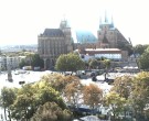 Archiv Foto Webcam Erfurter Domplatz 11:00