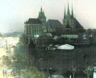 Archiv Foto Webcam Erfurter Domplatz 23:00