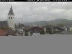 Archived image Webcam Hunderdorf - view towards church St. Nikolaus 08:00