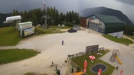 Archiv Foto Webcam Bürgeralpe Mariazell Bergstation 15:00