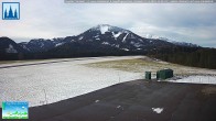 Archiv Foto Webcam Flugplatz Mariazell Blick Richtung Nordwesten 13:00