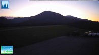 Archived image Webcam Airfield Mariazell - View to northwest 19:00