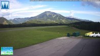 Archiv Foto Webcam Flugplatz Mariazell Blick Richtung Nordwesten 07:00