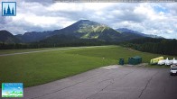 Archiv Foto Webcam Flugplatz Mariazell Blick Richtung Nordwesten 09:00
