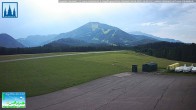 Archiv Foto Webcam Flugplatz Mariazell Blick Richtung Nordwesten 15:00