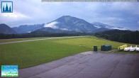 Archiv Foto Webcam Flugplatz Mariazell Blick Richtung Nordwesten 19:00