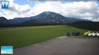 Archiv Foto Webcam Flugplatz Mariazell Blick Richtung Nordwesten 13:00