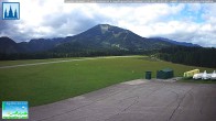 Archiv Foto Webcam Flugplatz Mariazell Blick Richtung Nordwesten 13:00